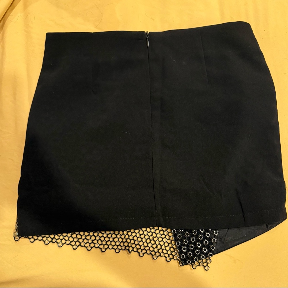 Chic Black and Silver Women's Skirt - Picture 3 of 8
